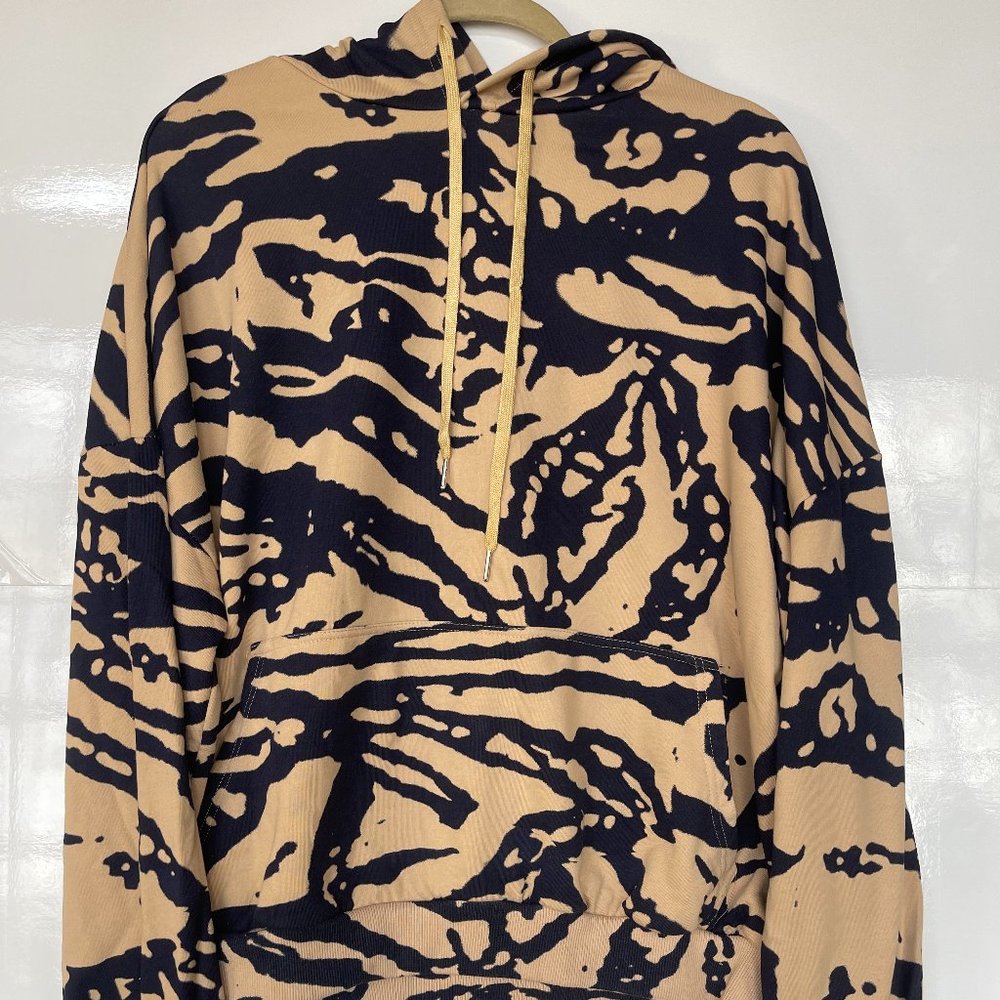 Marble Hooded Sweatshirt